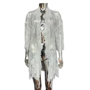 VTG Lace Lingerie Duster